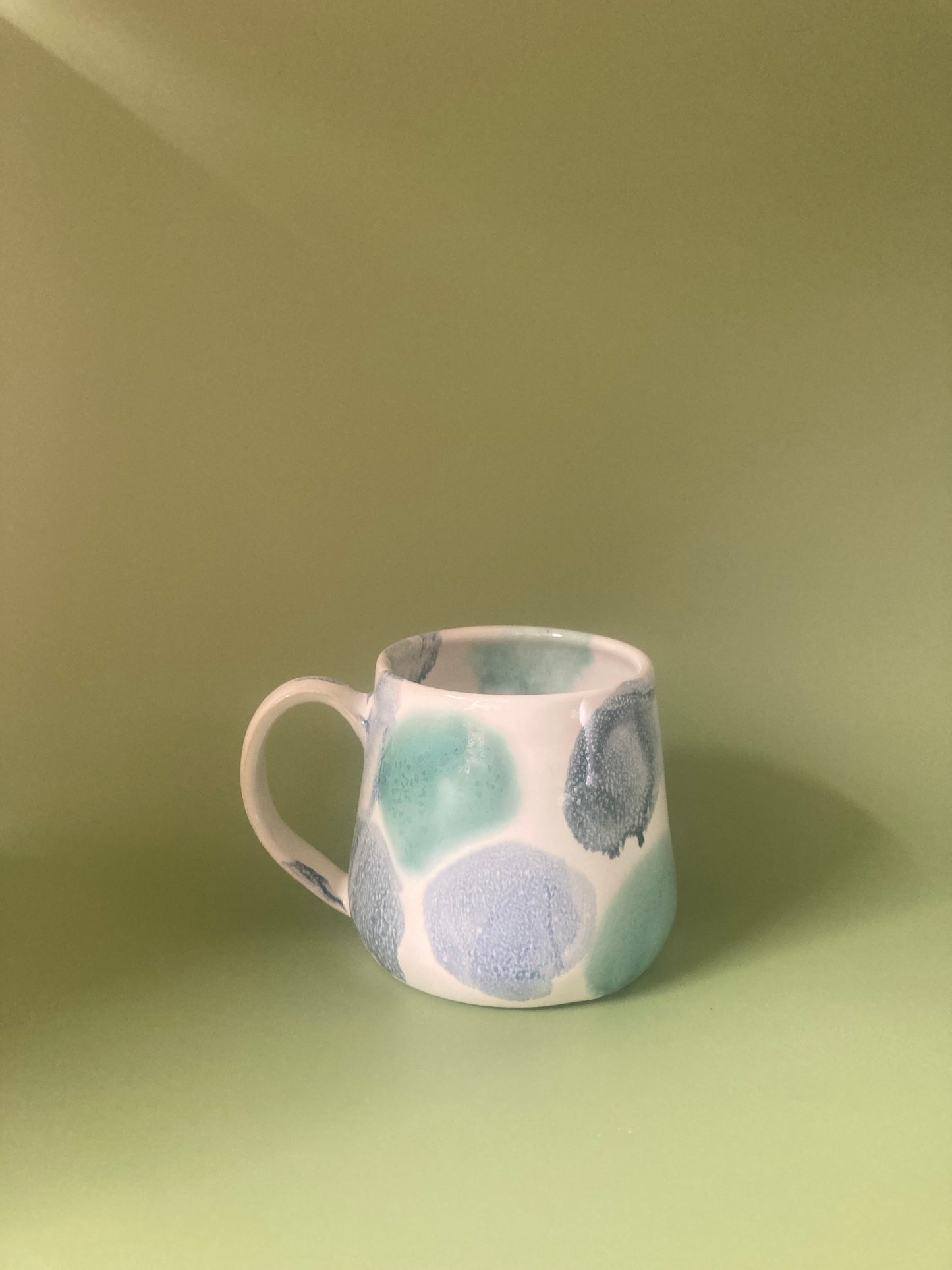 Watercolor mug (blues)