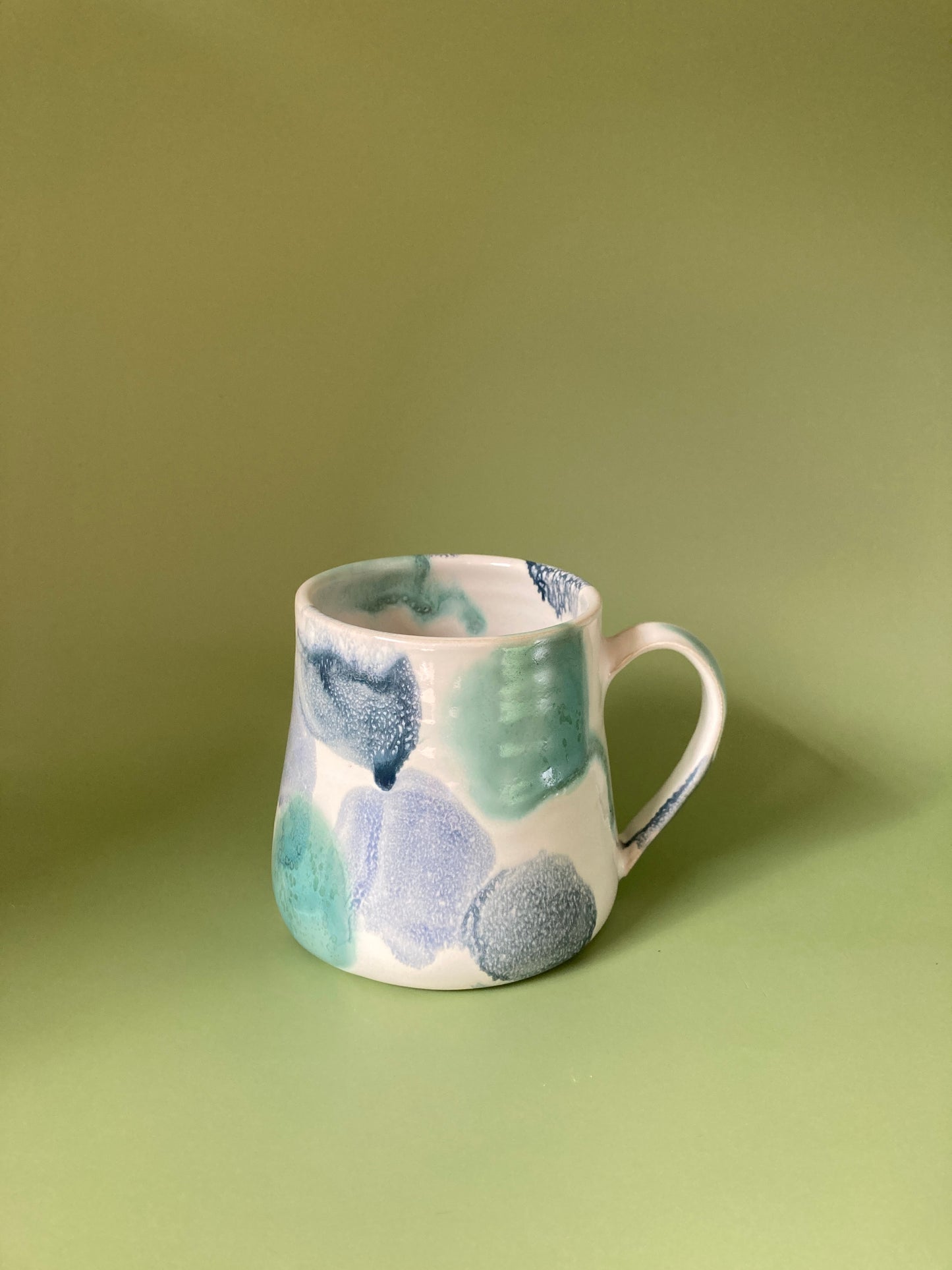 Watercolor mug (blues)