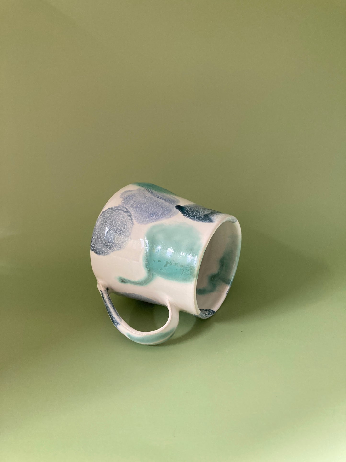 Watercolor mug (blues)