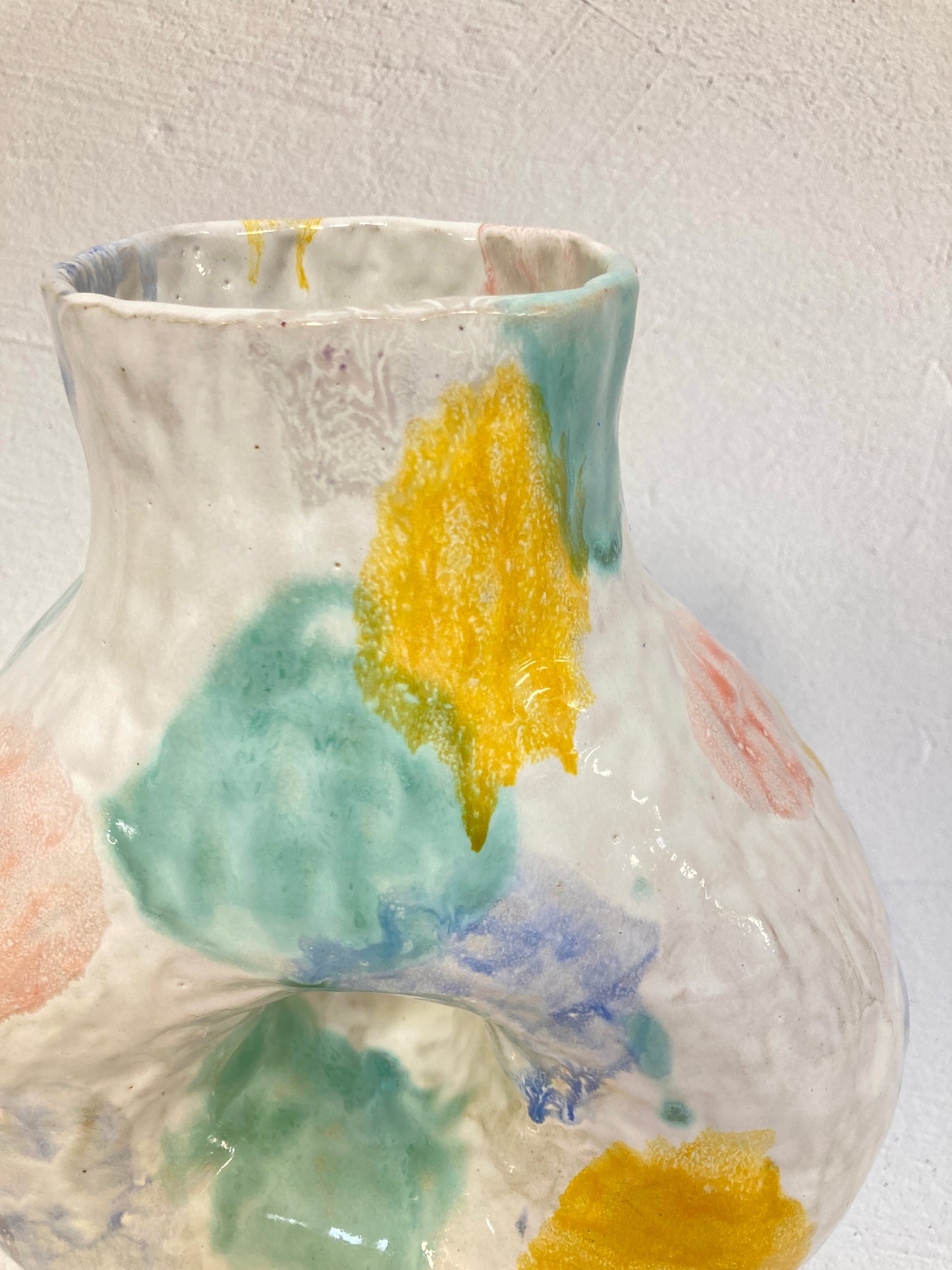 Watercolor Circle Vase