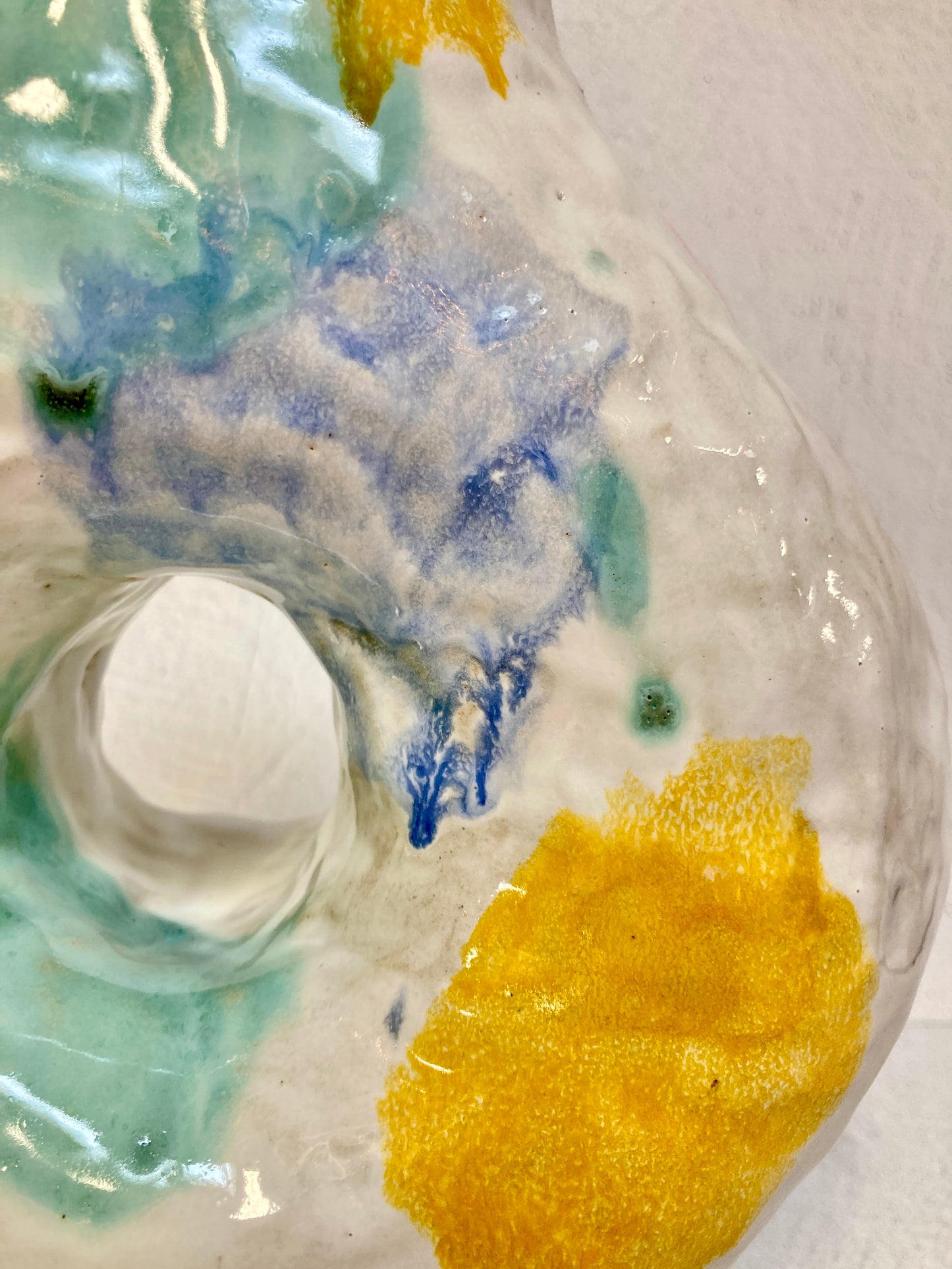 Watercolor Circle Vase