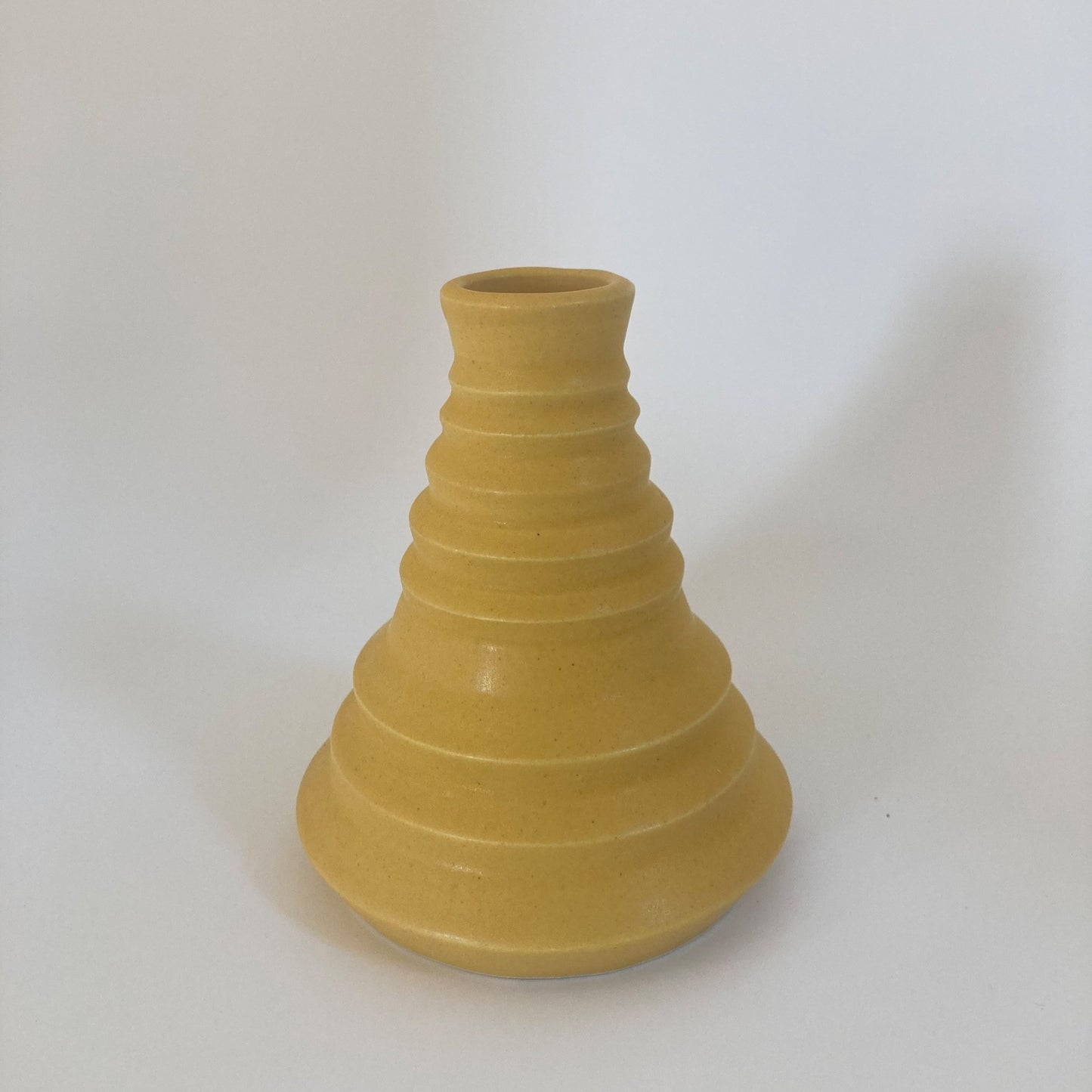 Yellow Ziggy candleholder