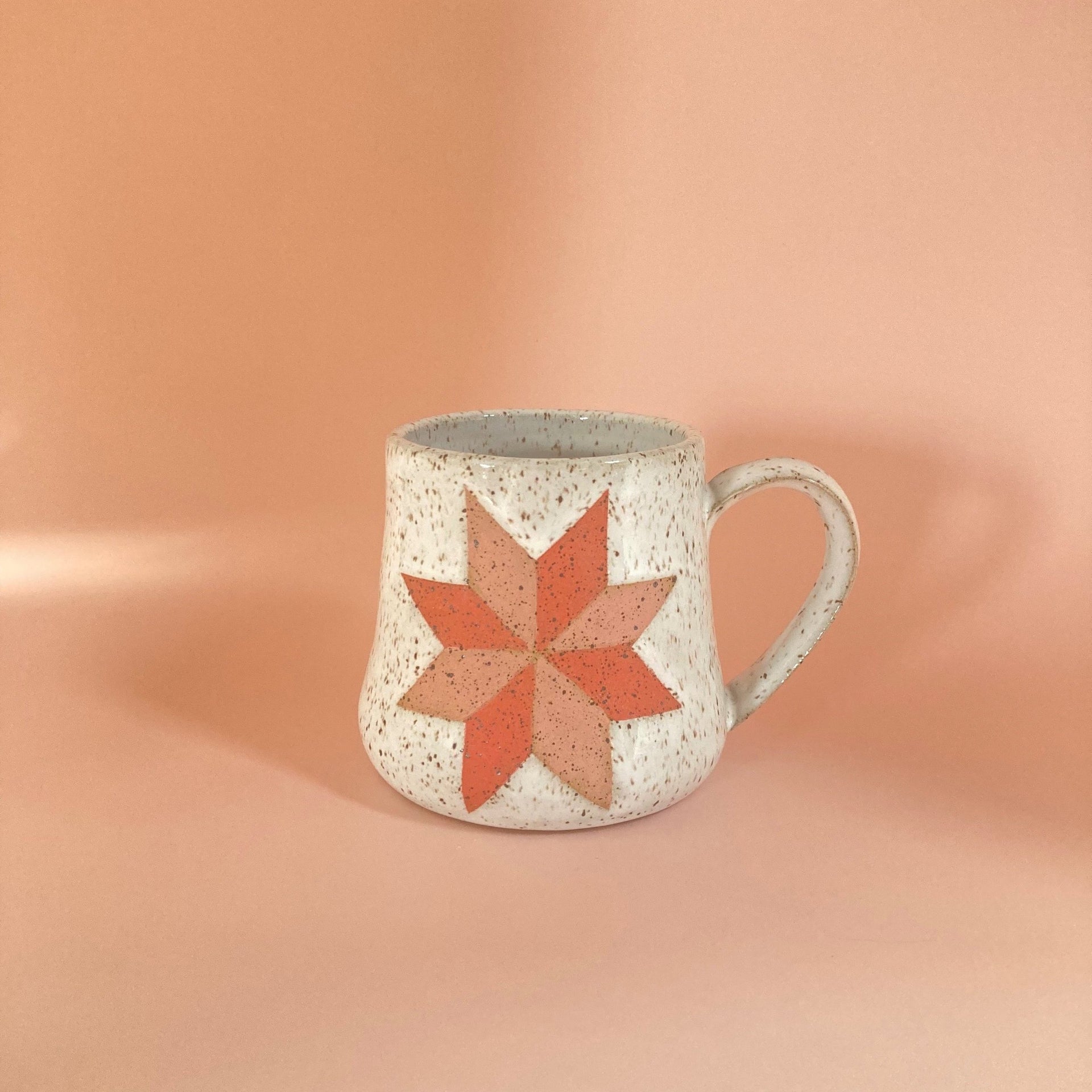Colorful Quilt Pattern Coffee Mug – 11 Oz Ceramic, Dishwasher & Microwave Safe, USA Printed