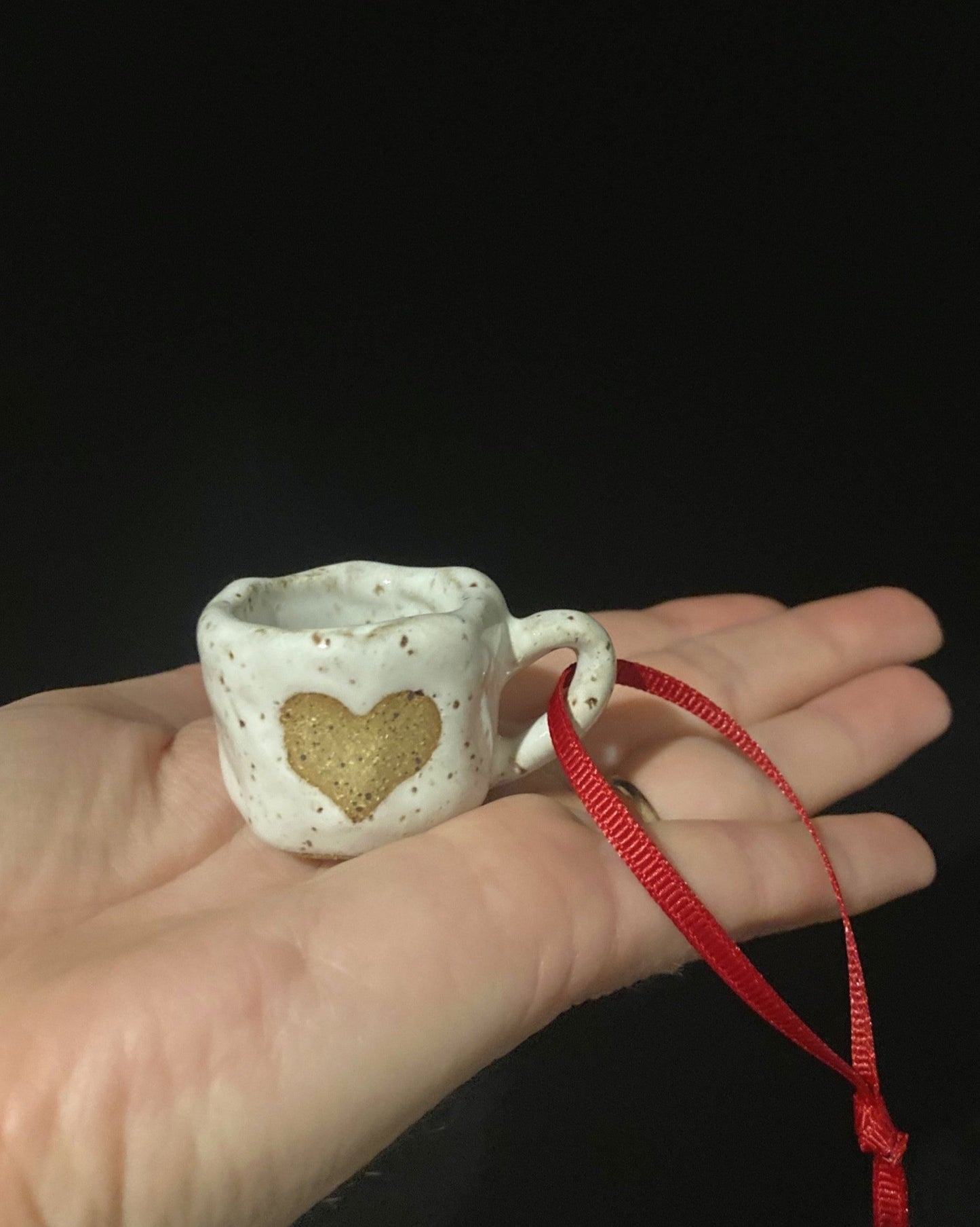 Mini heart mug